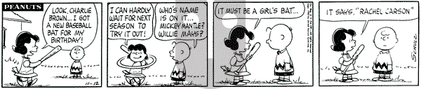 Peanuts on Monday November 12, 1962 Comic Strip