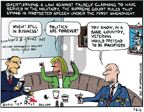 Ted Rall on Friday July 6, 2012 Comic Strip