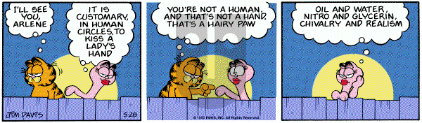 Garfield on Saturday May 28, 1983 Comic Strip