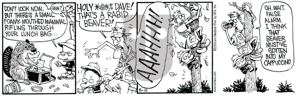 Monty on Tuesday August 10, 2004 Comic Strip