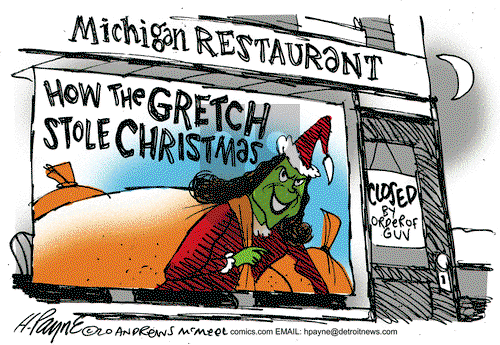 Henry Payne on Tuesday December 22, 2020 Comic Strip