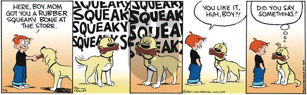 Red and Rover on Friday April 8, 2011 Comic Strip