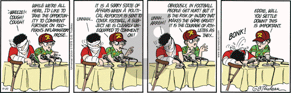 Doonesbury on Thursday November 20, 2014 Comic Strip