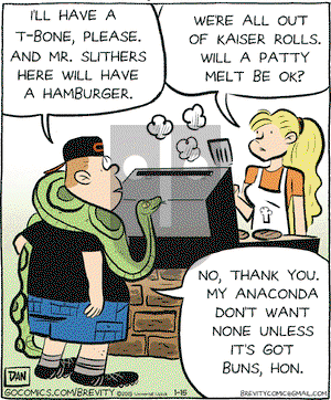 Brevity on Thursday January 15, 2015 Comic Strip