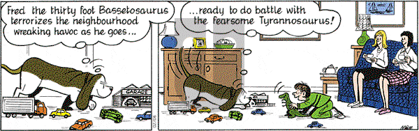 Fred Basset - Friday February 6, 2004 Comic Strip