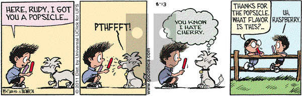 Grand Avenue on Saturday August 13, 2011 Comic Strip
