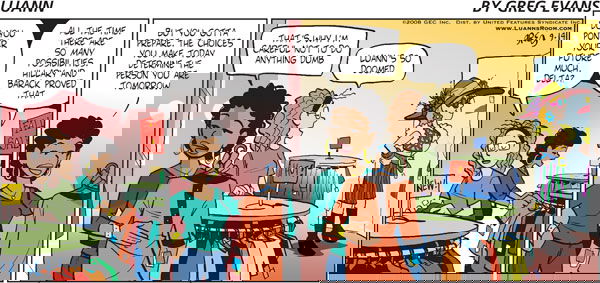 Luann on Sunday October 12, 2008 Comic Strip