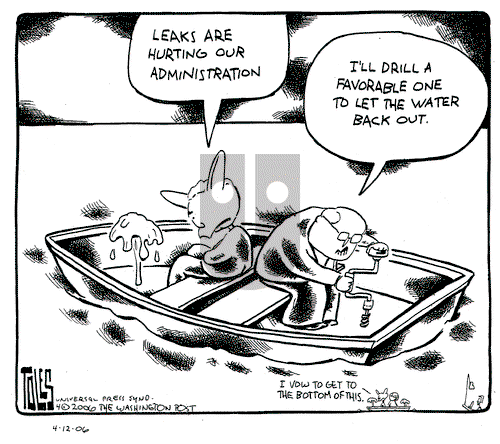 Tom Toles on Wednesday April 12, 2006 Comic Strip
