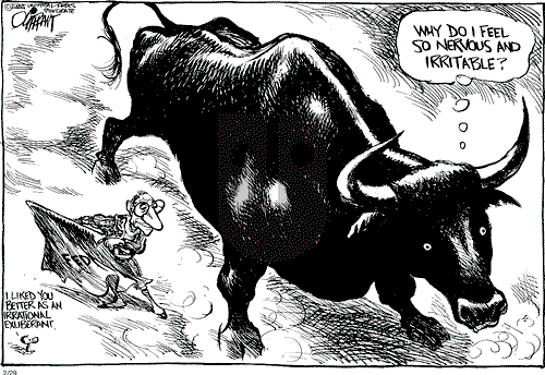 Pat Oliphant on Tuesday February 29, 2000 Comic Strip