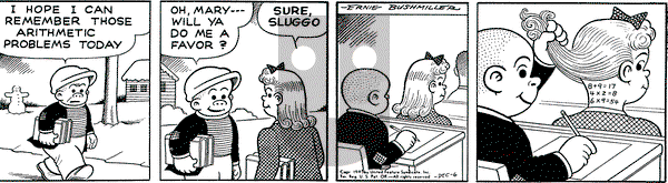 Nancy on Tuesday December 6, 1949 Comic Strip