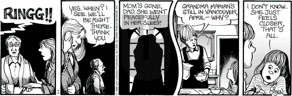 For Better or For Worse - Wednesday March 4, 1998 Comic Strip