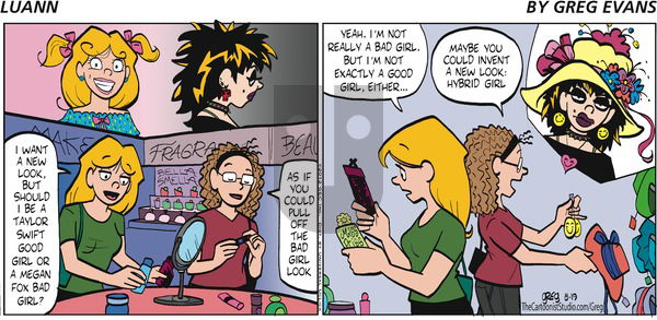 Luann on Sunday August 19, 2012 Comic Strip