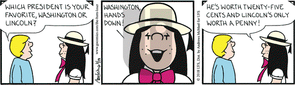 The Born Loser on Monday February 19, 2018 Comic Strip