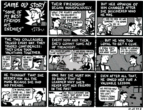 Ted Rall on Monday November 1, 1999 Comic Strip