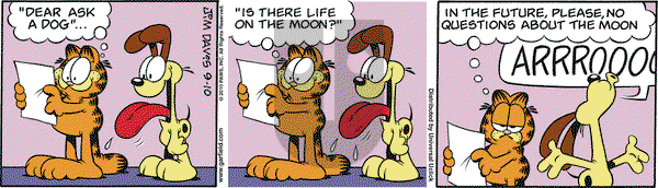 Garfield on Friday September 10, 2010 Comic Strip