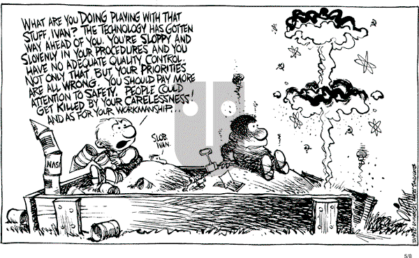 Pat Oliphant - Thursday May 8, 1986 Comic Strip