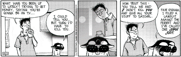 Get Fuzzy on Saturday July 6, 2002 Comic Strip