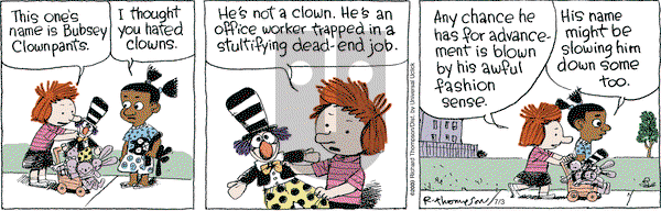 Cul de Sac on Thursday July 3, 2014 Comic Strip