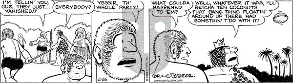 Alley Oop on Thursday February 26, 1998 Comic Strip