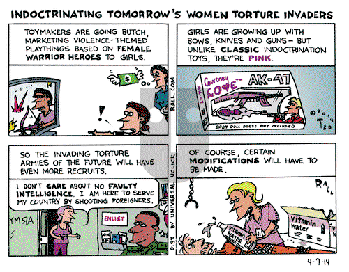 Ted Rall on Monday April 7, 2014 Comic Strip