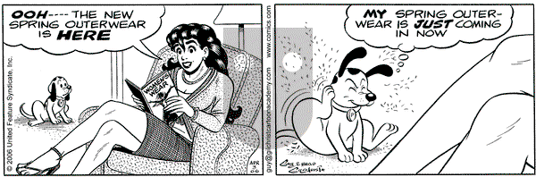Nancy on Monday April 3, 2006 Comic Strip