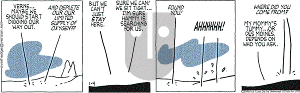 Over the Hedge on Saturday January 4, 2014 Comic Strip
