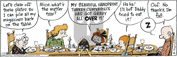 Cul de Sac on Friday November 29, 2013 Comic Strip