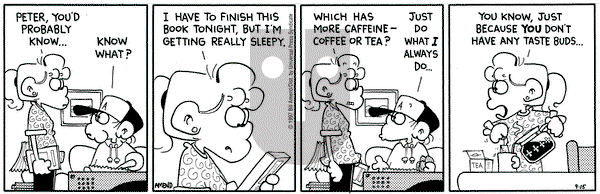 FoxTrot - Monday September 15, 1997 Comic Strip