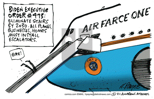 Henry Payne on Monday March 22, 2021 Comic Strip