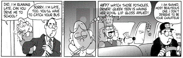 Luann on Wednesday March 10, 1999 Comic Strip
