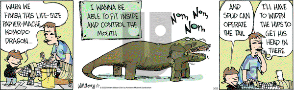 Wallace the Brave on Monday March 23, 2020 Comic Strip