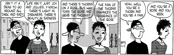 Luann on Thursday October 19, 2000 Comic Strip