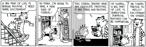 Calvin and Hobbes on Wednesday May 10, 1995 Comic Strip