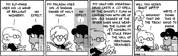 FoxTrot on Thursday July 12, 2001 Comic Strip