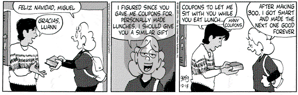 Luann on Saturday January 23, 1999 Comic Strip
