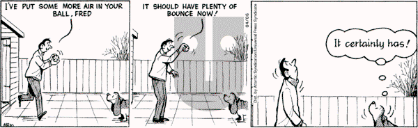 Fred Basset - Wednesday April 6, 2005 Comic Strip