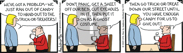 The Born Loser on Friday October 31, 2025 Comic Strip