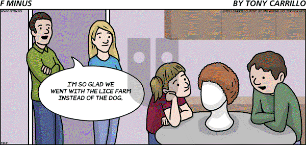 F Minus on Sunday October 9, 2011 Comic Strip