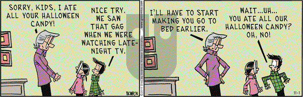 Grand Avenue on Friday November 1, 2019 Comic Strip