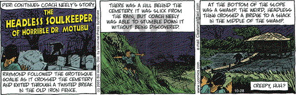 Cleats on Tuesday October 28, 2003 Comic Strip