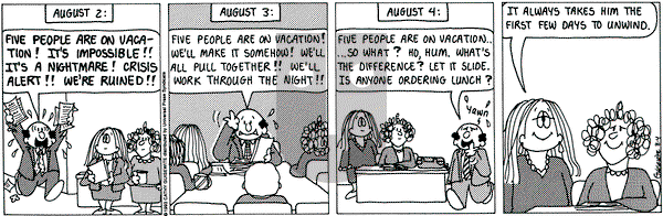 Cathy Classics on Wednesday August 4, 1993 Comic Strip