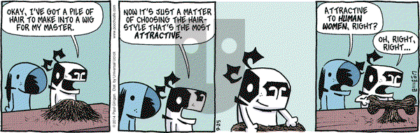 Pooch Cafe on Thursday September 25, 2014 Comic Strip