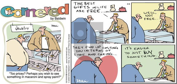 Cornered on Sunday February 9, 2003 Comic Strip