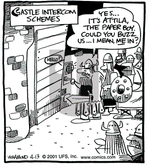 Reality Check on Friday April 13, 2001 Comic Strip