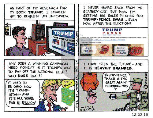 Ted Rall on Thursday December 22, 2016 Comic Strip
