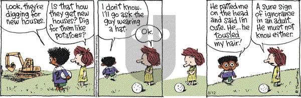 Cul de Sac on Friday August 12, 2016 Comic Strip