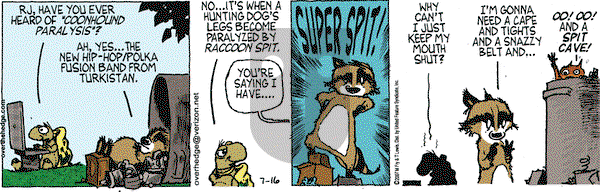 Over the Hedge on Monday July 16, 2007 Comic Strip