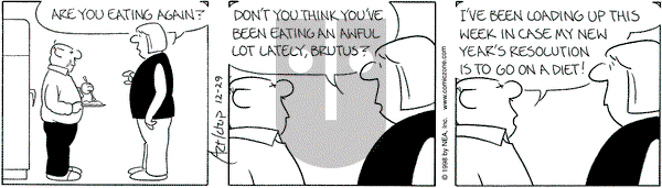 The Born Loser on Tuesday December 29, 1998 Comic Strip