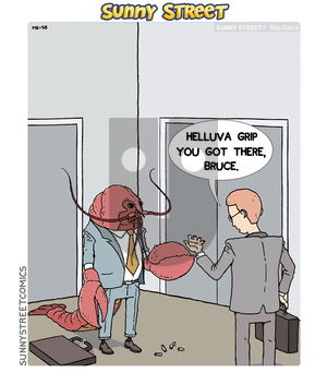 Sunny Street on Monday November 7, 2016 Comic Strip