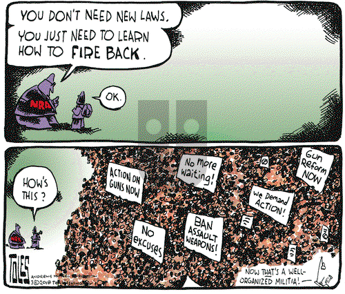 Tom Toles on Tuesday March 27, 2018 Comic Strip